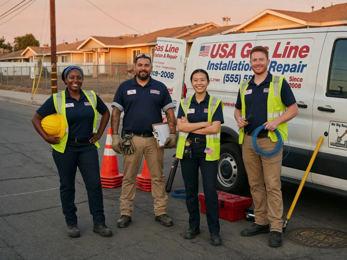 Gas Line Installation company in Samaria, MI